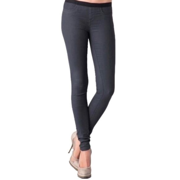 HELMUT by Helmut Lang Elastic Leggings High Gloss (Halo) Quake Size 28 NWT - Picture 2 of 16